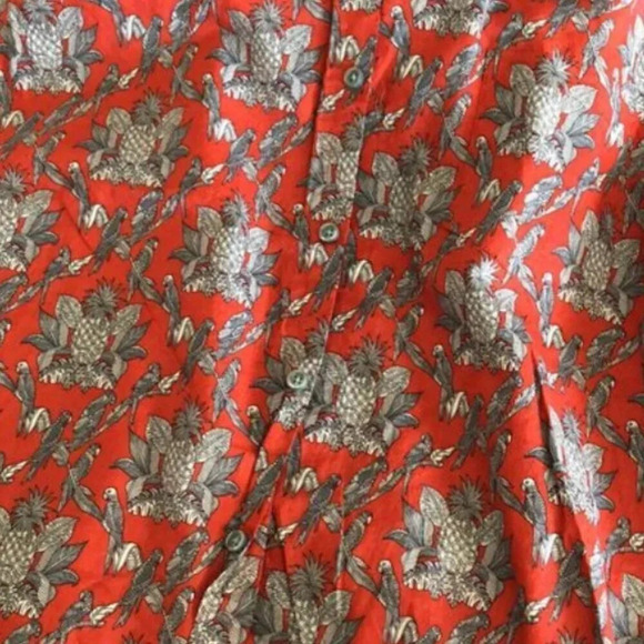 Tori Richard Macaw Hawaii Shirt L - Picture 2 of 4